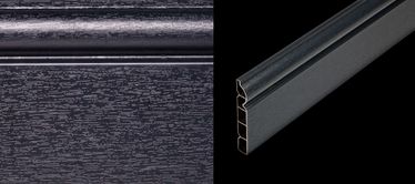 Foiled Anthracite Grey Skirting