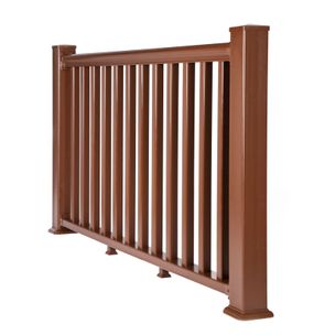Brown PVC Fencing Side