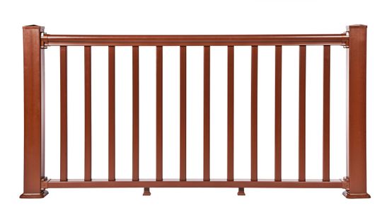 Brown PVC Fencing Front