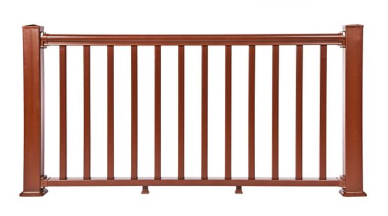 Brown PVC Fencing Front