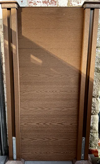 Brown Fence Panel