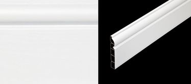 Foiled White Skirting