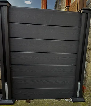 Charcoal Fence Panel